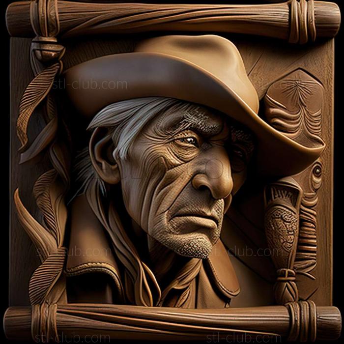 3D model Enoch Wood Perry American artist (STL)